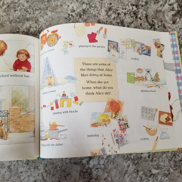All About Alice hardcover picture book about being a younger sibling - Picture 4 of 5